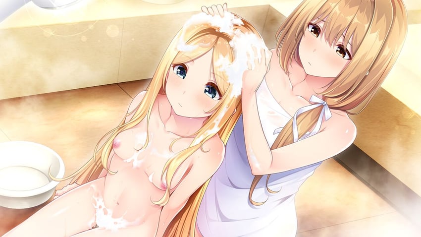 agnes avril and fumimori nao (otome to fureau hitotsu yane no shita) drawn by go-1