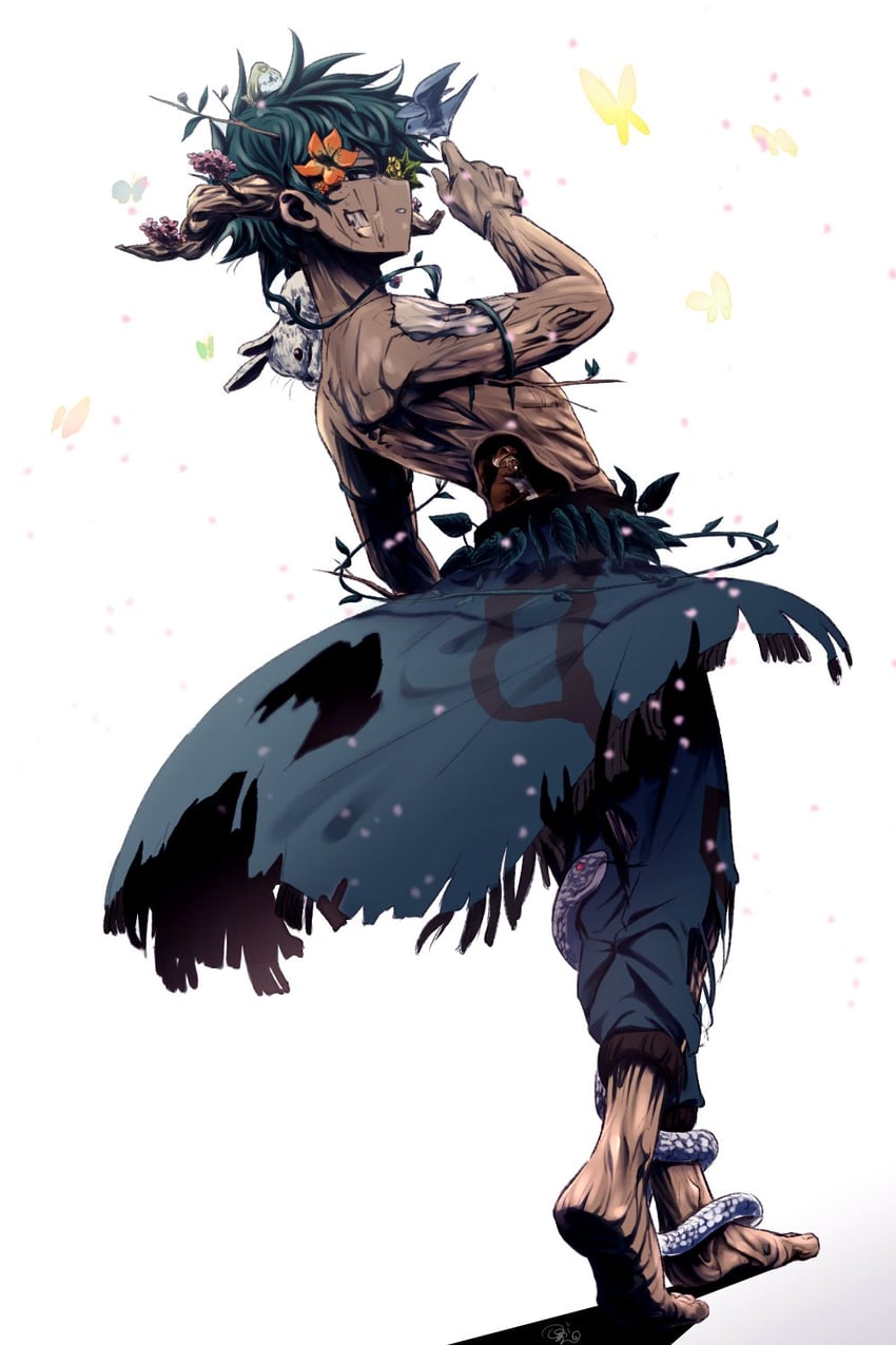 midoriya izuku (boku no hero academia) drawn by tsubuan_(itobell)