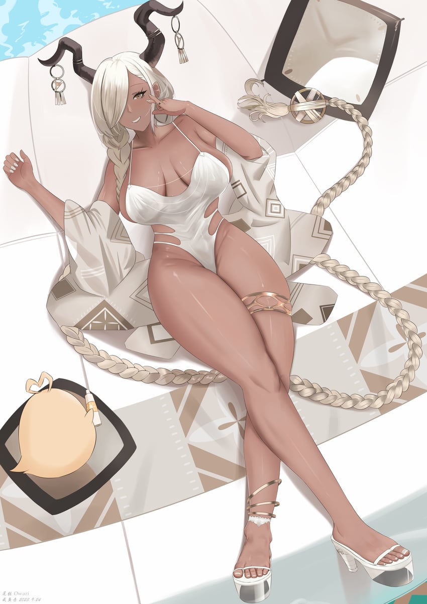 manjuu and owari (azur lane) drawn by xian_yu_chi