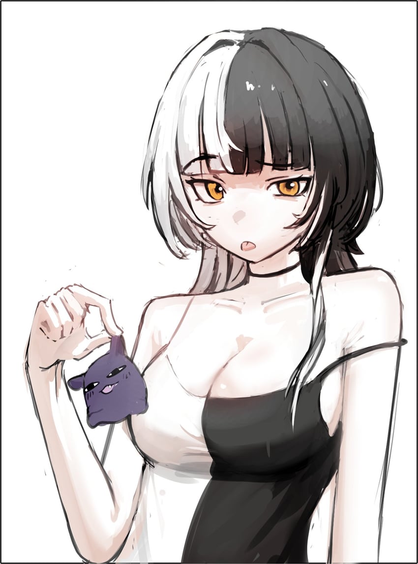 shiori novella and takodachi (hololive and 1 more) drawn by nynaceae