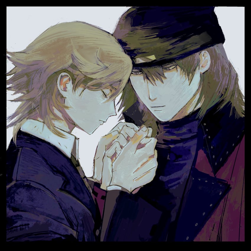 aragaki shinjirou and amada ken (persona and 3 more) drawn by youriliquid