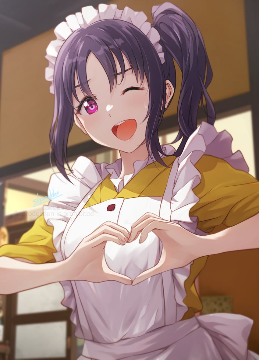 kazuno sarah (love live! and 2 more) drawn by shamakho