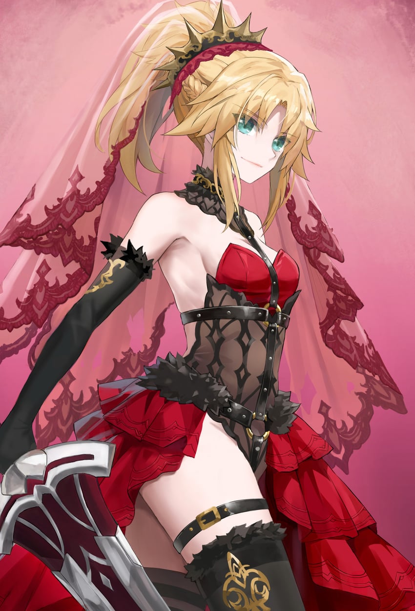 mordred (fate and 1 more) drawn by tonee