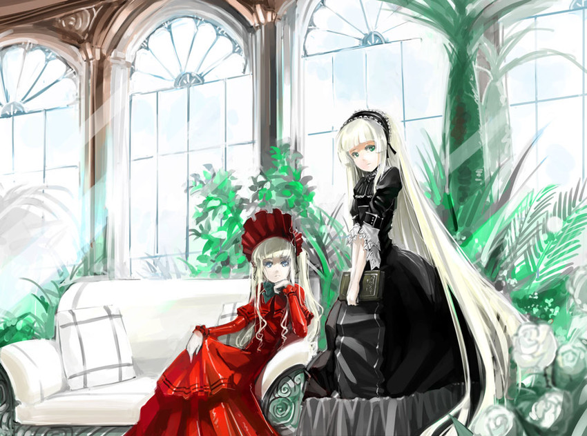 shinku and victorica de blois (rozen maiden and 1 more) drawn by blueman