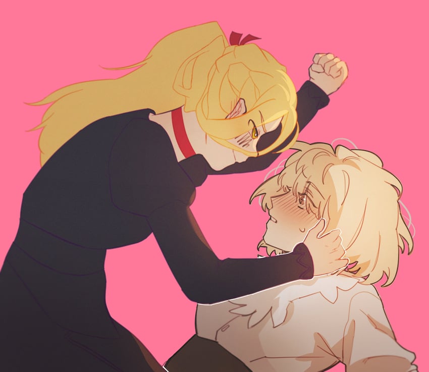 marcille donato and falin touden (dungeon meshi) drawn by michiiyuri