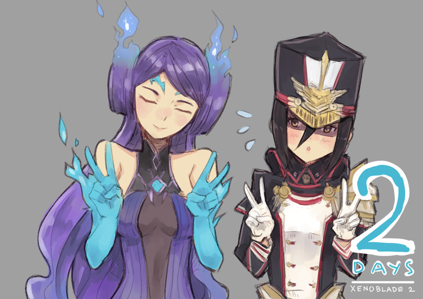 morag ladair and brighid (xenoblade chronicles and 1 more) drawn by shadow2810