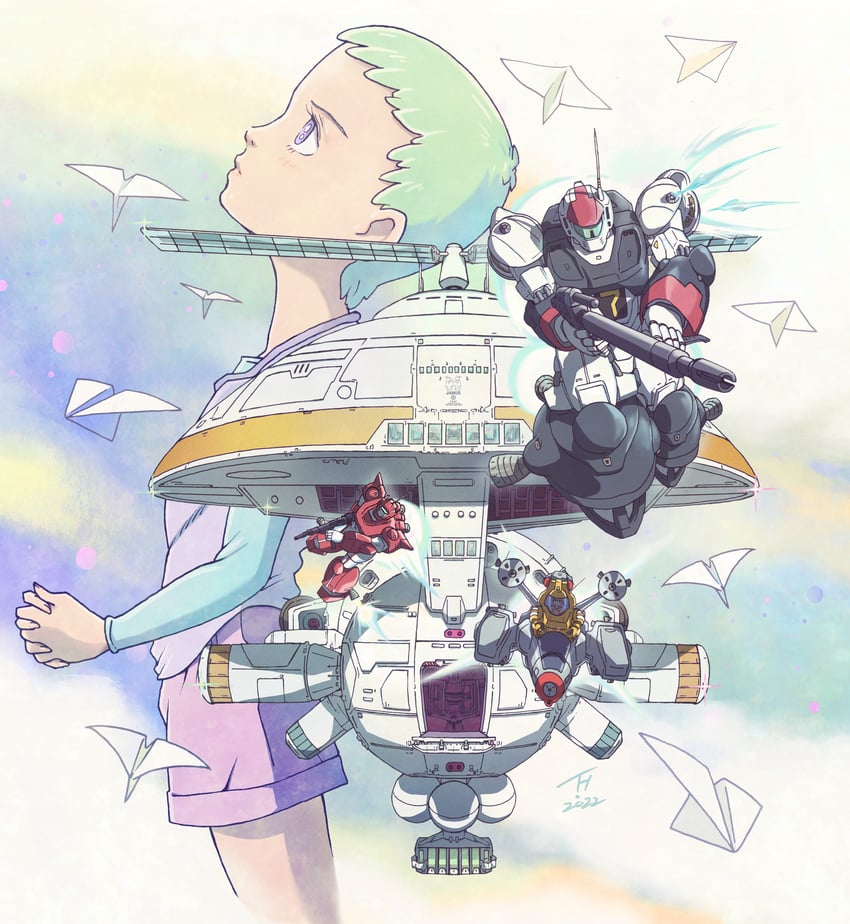 vifam, katue piason, neofam, janus, and puppet fighter (ginga hyouryuu vifam) drawn by kujira_gunsou