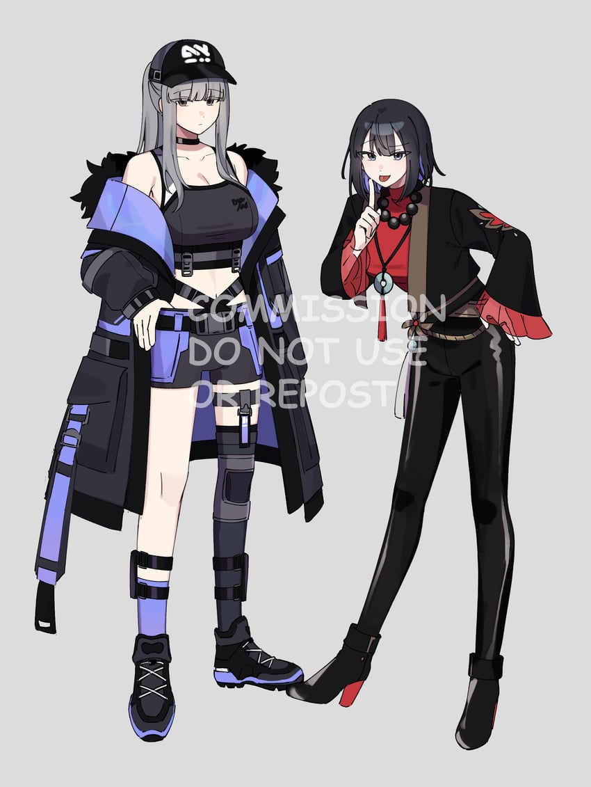 debi and haze (black survival and 1 more) drawn by taenyaki