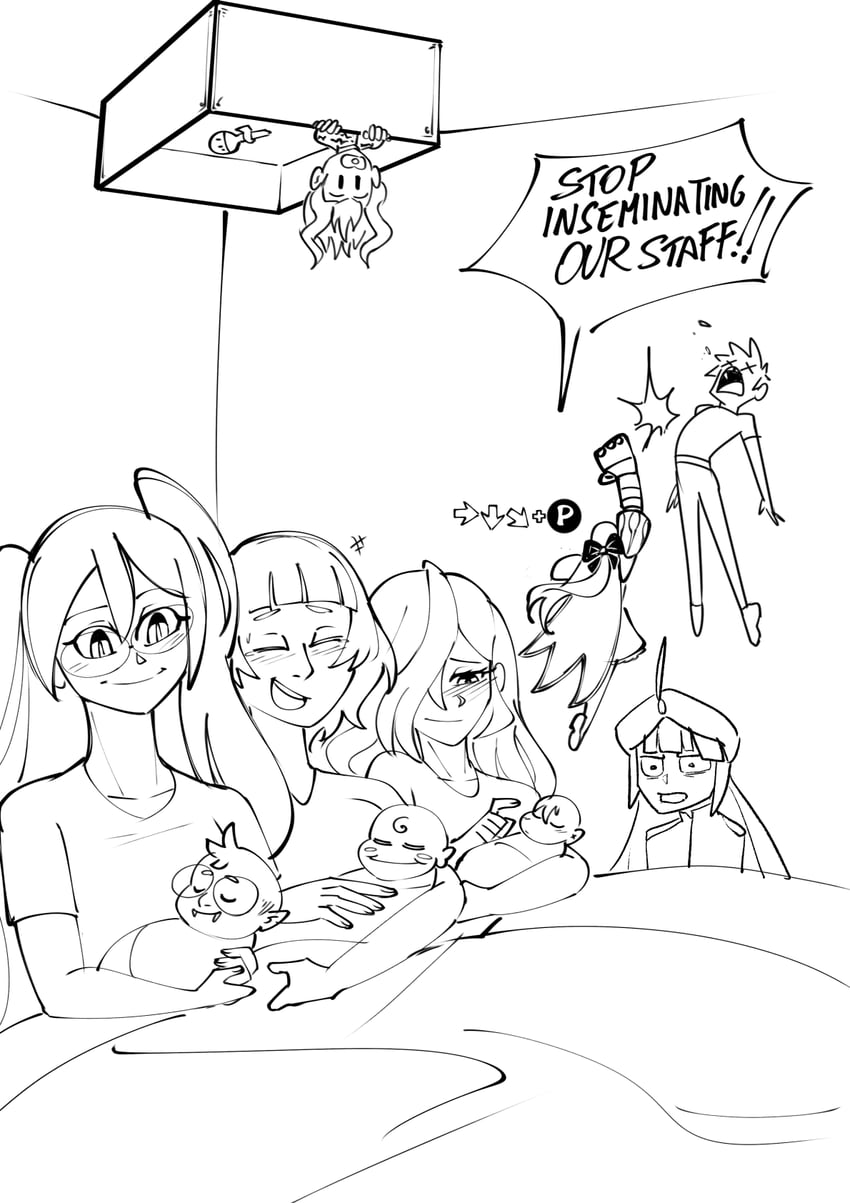 fujimaru ritsuka, leonardo da vinci, sion eltnam, nemo, captain nemo, and 3 more (fate and 2 more) drawn by clinickcase