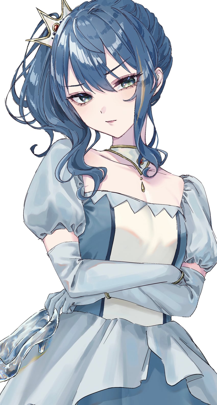 hoshimachi suisei (hololive and 1 more) drawn by white_eyes_(20220506white)