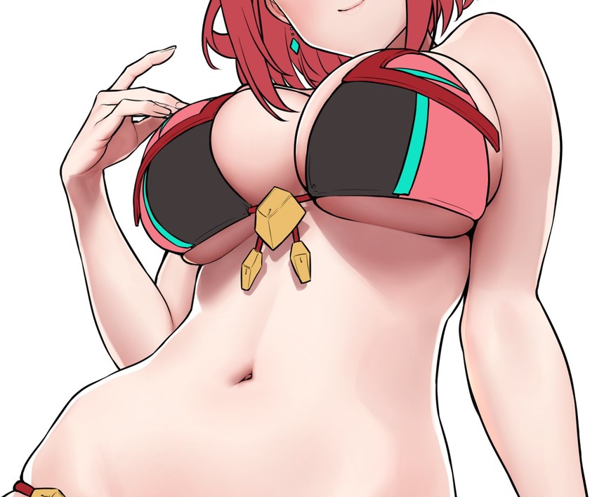 pyra (xenoblade chronicles and 1 more) drawn by baffu