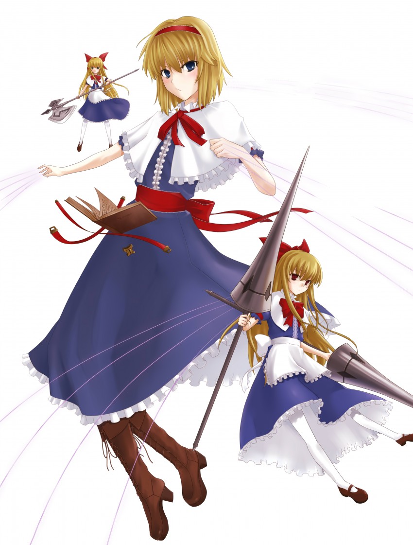 alice margatroid and shanghai doll (touhou) drawn by prime_(prime_tw)