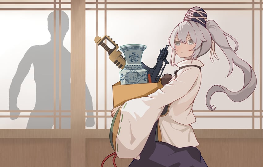 mononobe no futo and van darkholme (touhou and 1 more) drawn by guilty_merlin