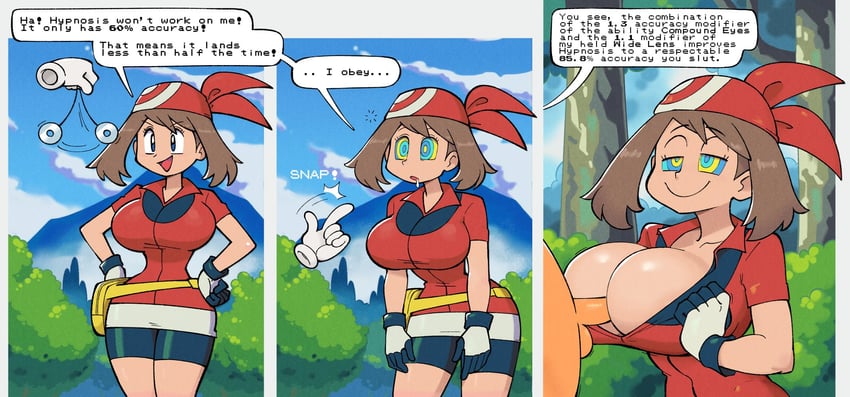 may (pokemon and 1 more) drawn by shenanimation