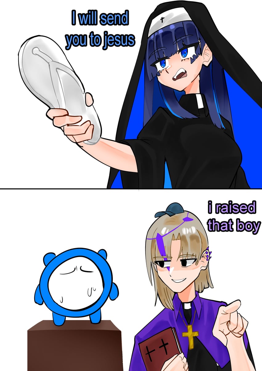 ouro kronii, kronie, and magni dezmond (hololive and 3 more) drawn by daaku_(koizumi_arata)