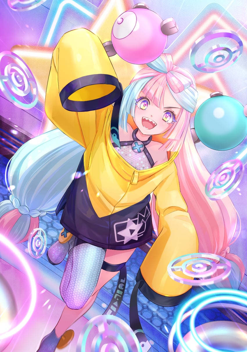 iono (pokemon and 1 more) drawn by mitama_(mokochiko)