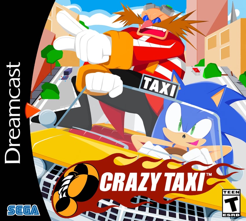 sonic the hedgehog and dr. eggman (sonic and 2 more) drawn by collisionchaox