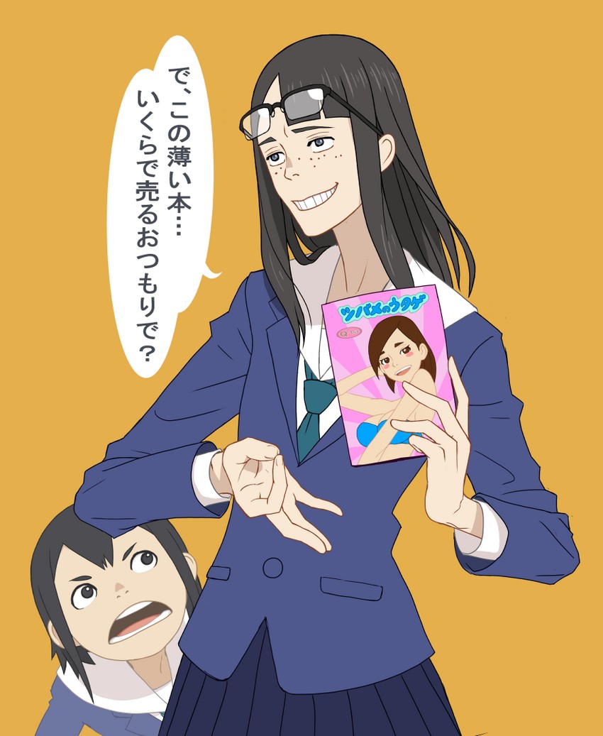 kanamori sayaka, asakusa midori, and mizusaki tsubame (eizouken ni wa te wo dasu na!) drawn by q-bit
