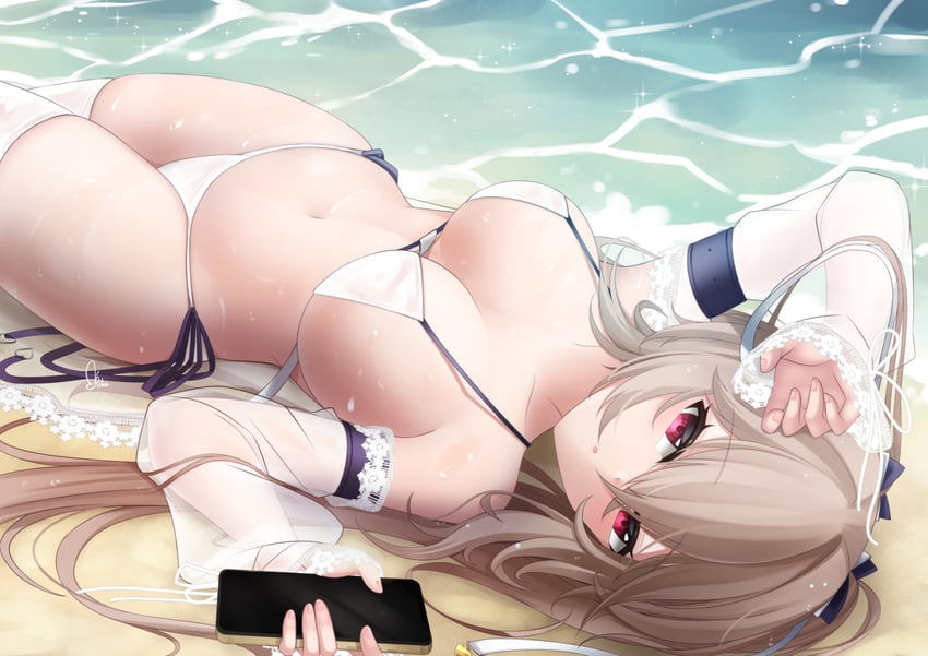 anchorage (azur lane) drawn by rika_ryne