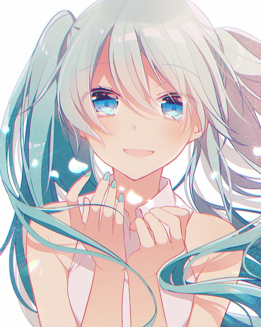 hatsune miku (vocaloid) drawn by asagao_minoru