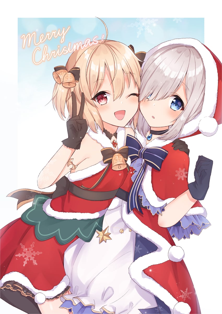 isuzu ren and ayano rika (mahou shoujo madoka magica and 1 more) drawn by mochiko_(uyu_omochi)