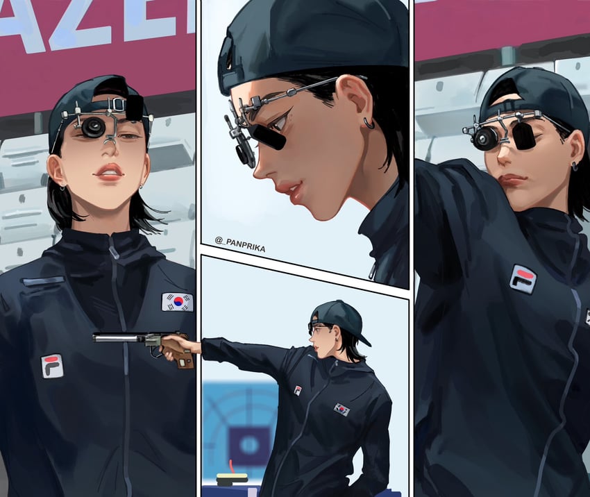 kim yeji (olympics and 1 more) drawn by panprika11