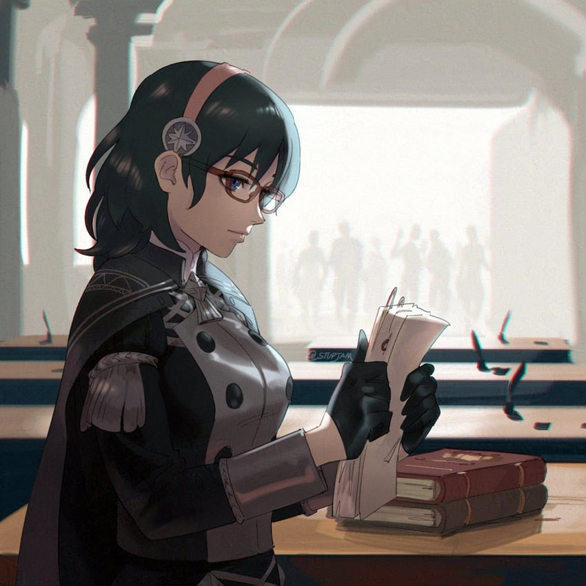 female byleth (fire emblem and 1 more) drawn by stup-jam