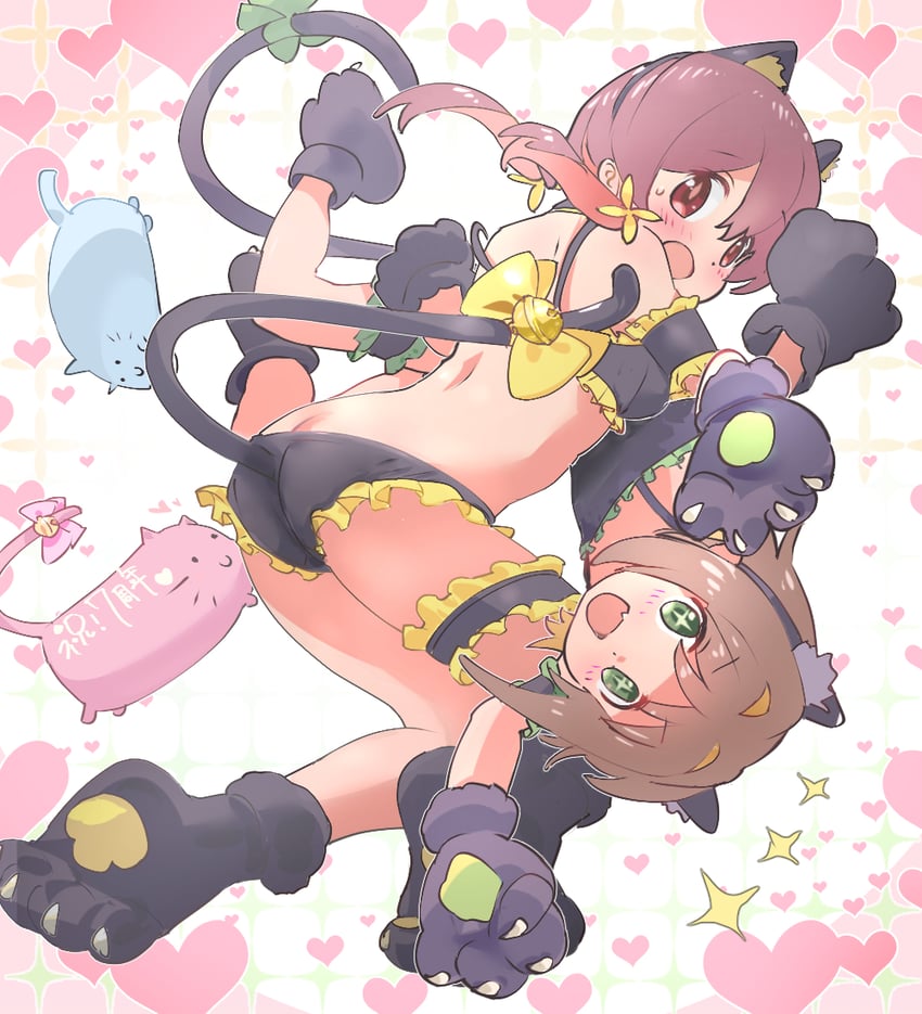 oyama mahiro, oka asahi, and murosaki miyo (onii-chan wa oshimai!) drawn by kyarahiba