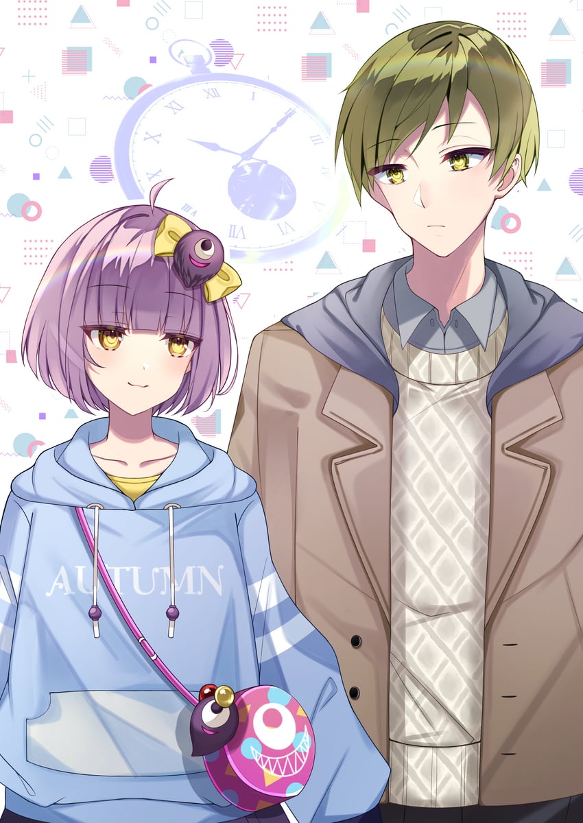 tsukahara neko and osoto masaki (tasokare hotel) drawn by hakugan