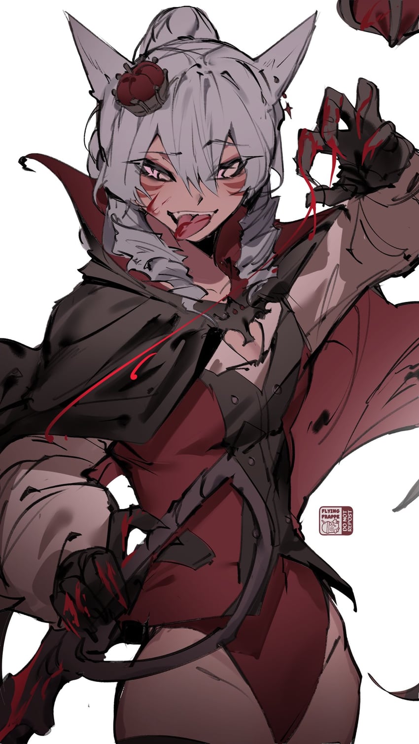 warrior of light and red mage (final fantasy and 1 more) drawn by flying-frappuccino