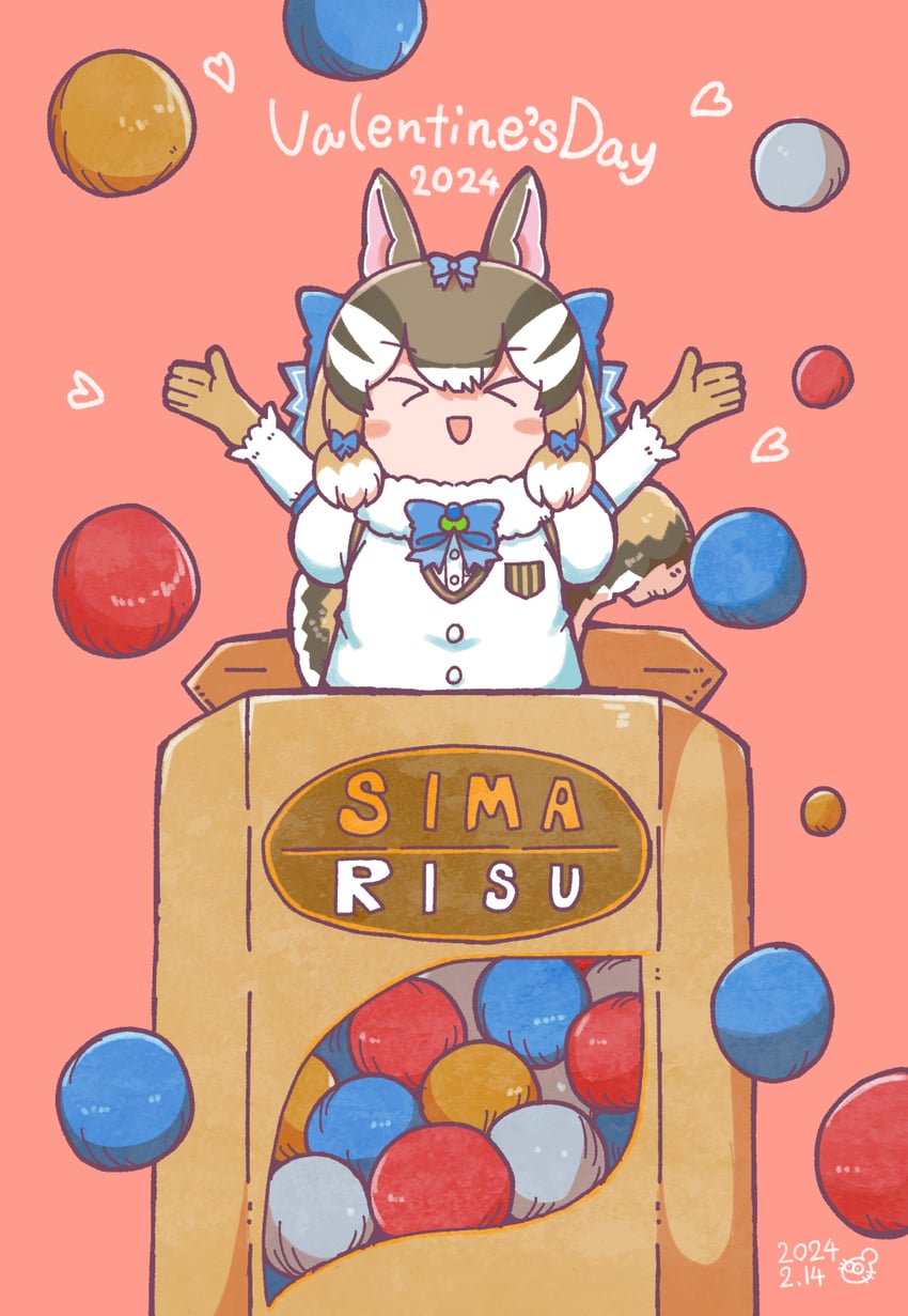 siberian chipmunk (kemono friends and 1 more) drawn by numazoko_namazu