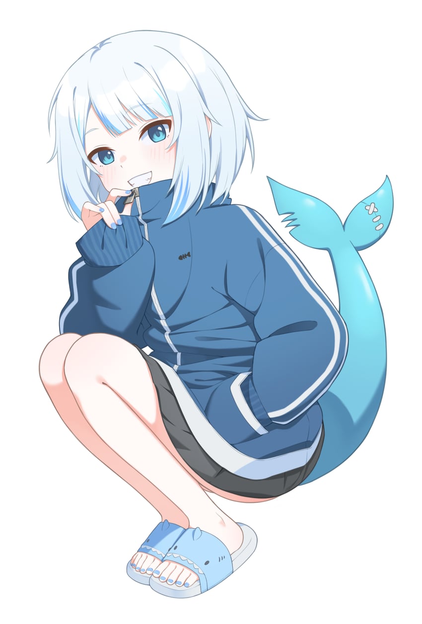 gawr gura (hololive and 1 more) drawn by ugaaaa1
