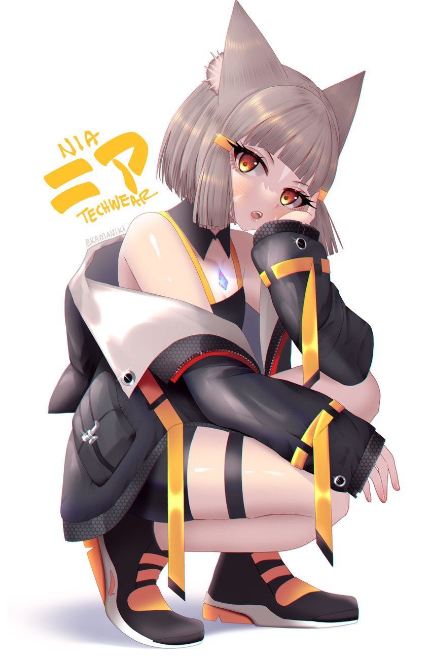 nia (xenoblade chronicles and 1 more) drawn by kamaniki