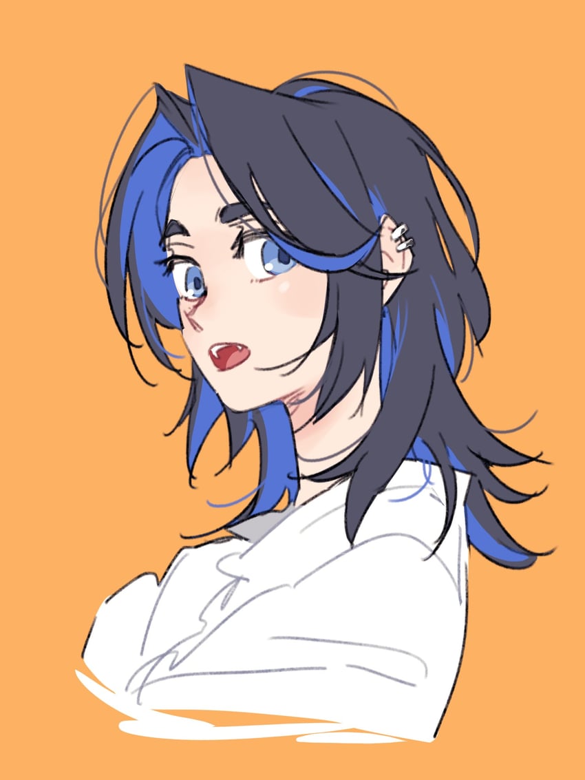 ouro kronii (hololive and 1 more) drawn by anco_(platanity)