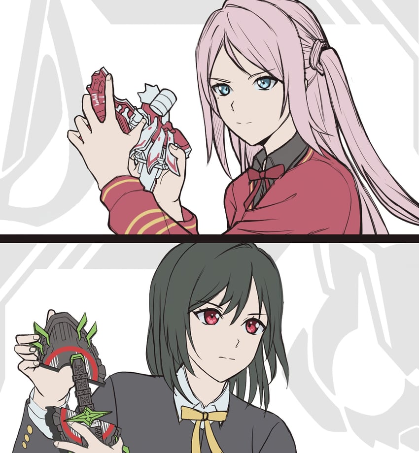 mifune shioriko and zhong lanzhu (love live! and 3 more) drawn by enola_013