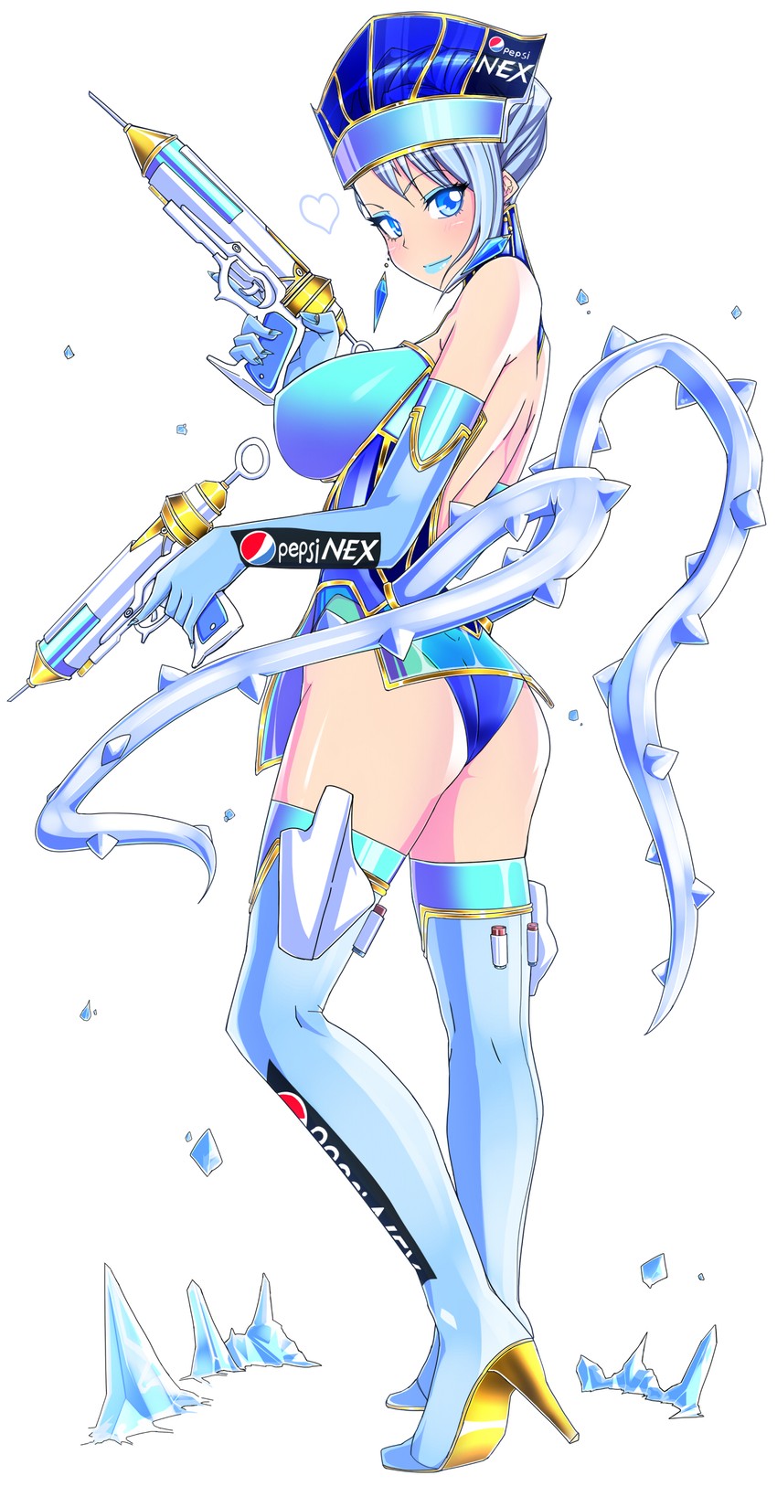 karina lyle and blue rose (tiger & bunny and 1 more) drawn by miitoban