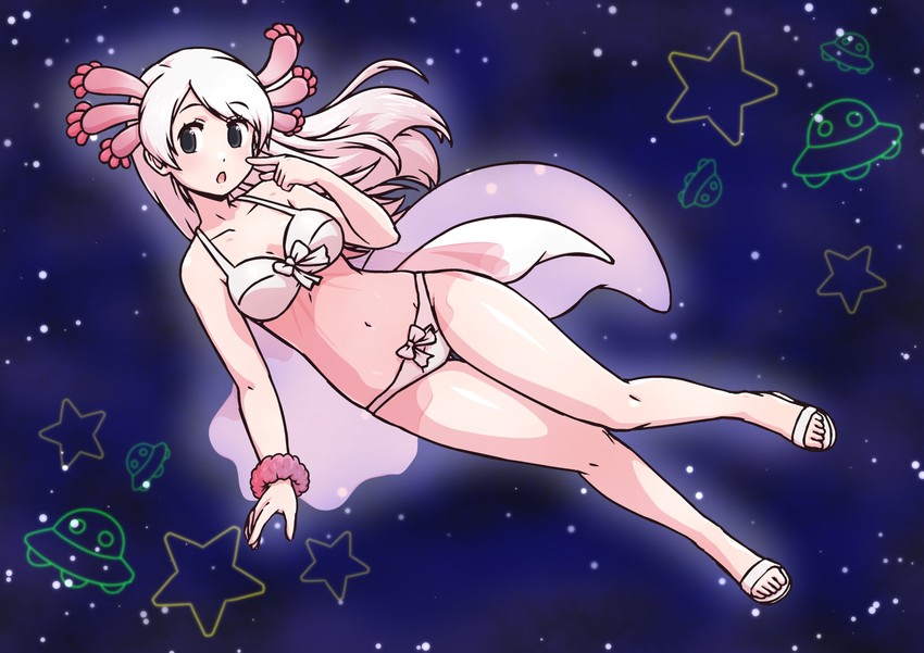 mexico salamander (kemono friends and 1 more) drawn by acesrulez