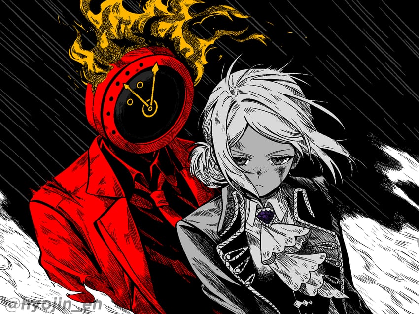vertin and dante (project moon and 2 more) drawn by hyojin_en