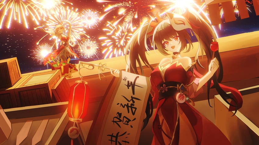 sparkle and guinaifen (honkai and 1 more) drawn by ktl_suda