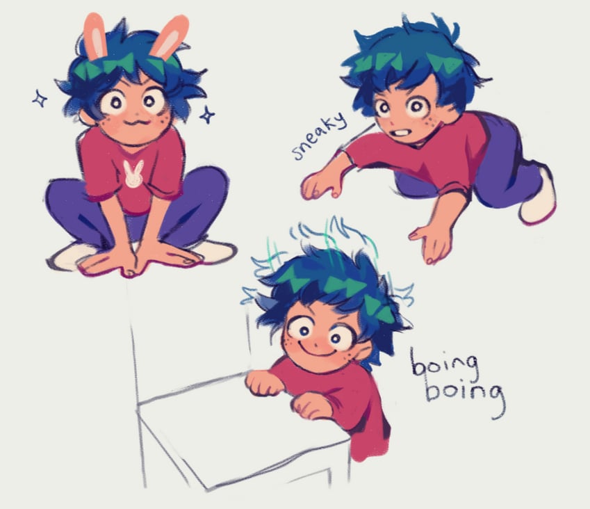midoriya izuku (boku no hero academia) drawn by fenkko
