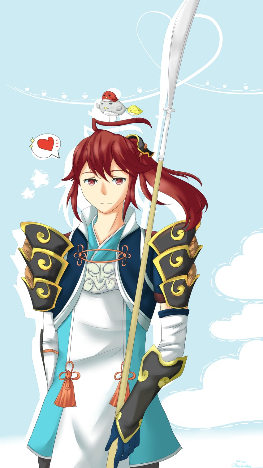 subaki (fire emblem and 1 more) drawn by cheesysquidball_9