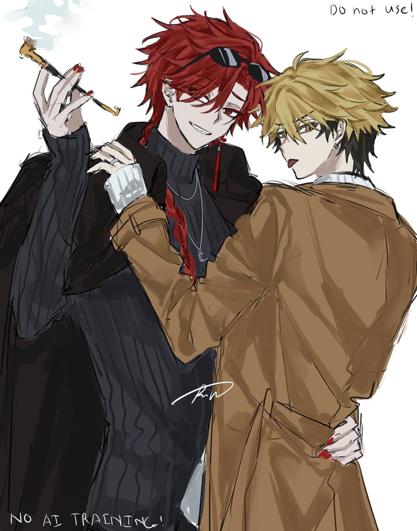 xia fei and xiao weiying (shiguang dailiren) drawn by lin_xo0ox