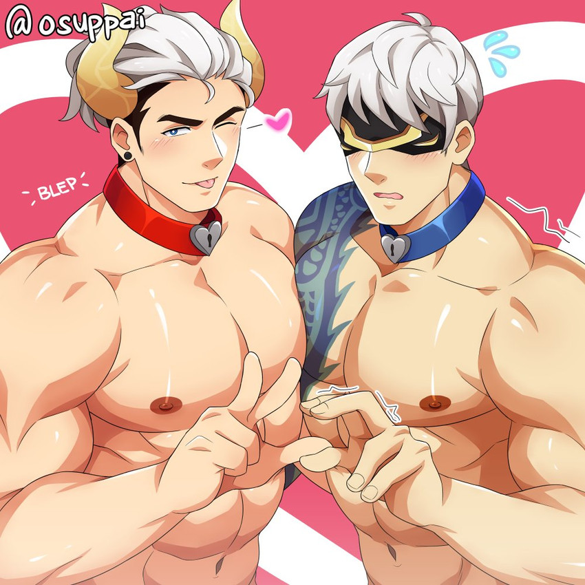 jarvan iv, lee sin, and storm dragon lee sin (league of legends) drawn by kaiki_(osuppai)