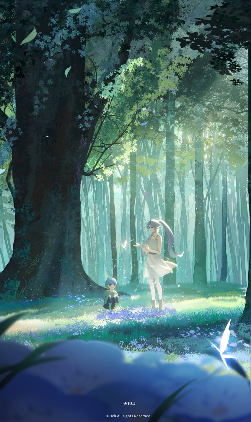 frieren and himmel (sousou no frieren) drawn by hek_(pixiv_21737880)