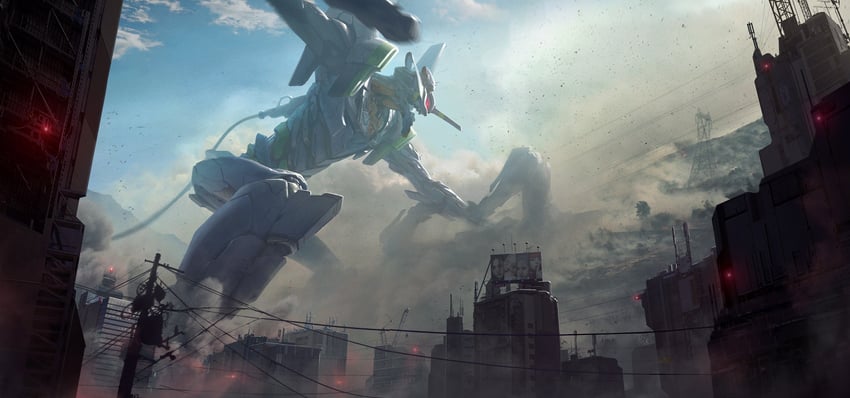 eva 01 (neon genesis evangelion and 1 more) drawn by poetchen