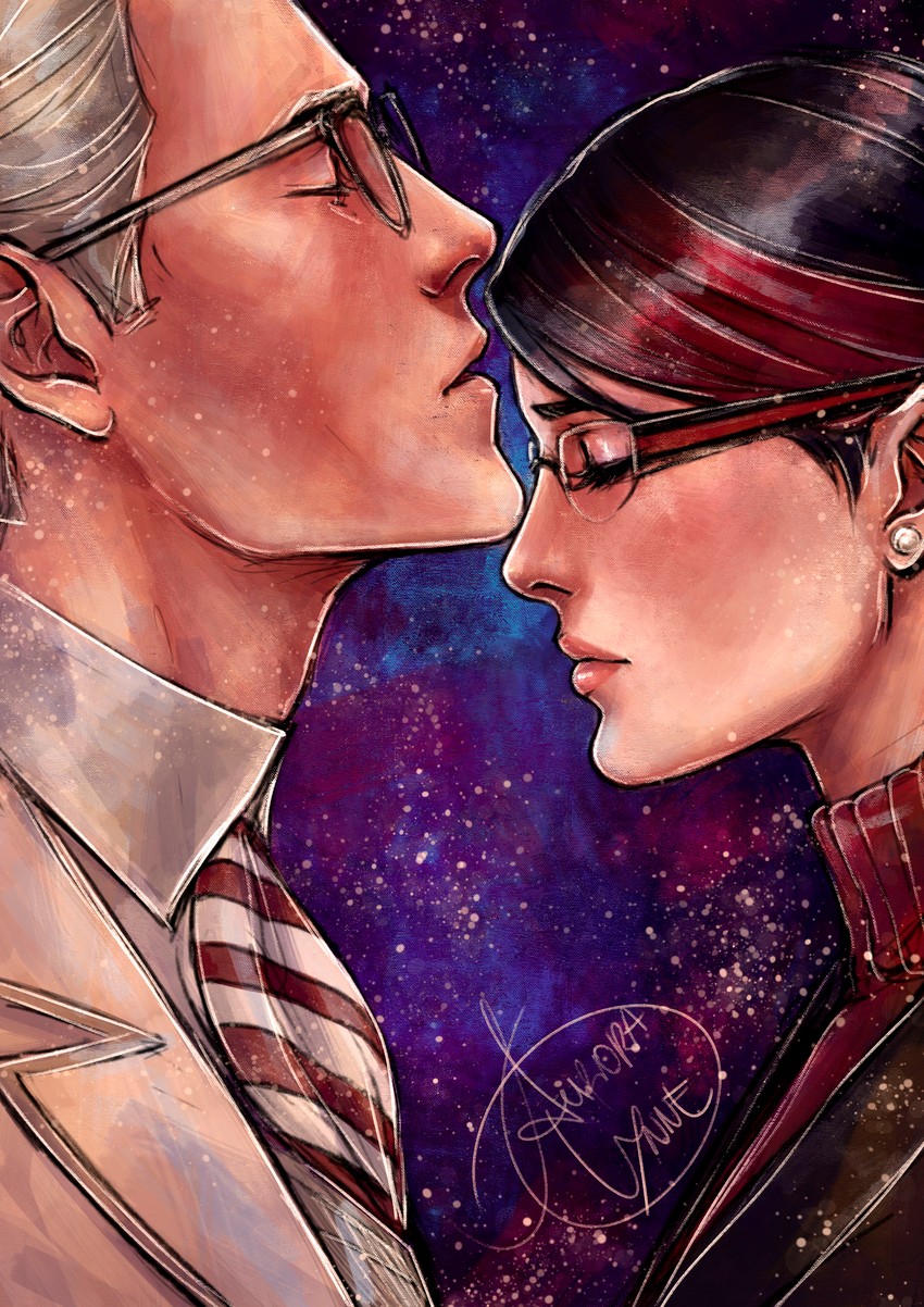nathalie sancoeur and gabriel agreste (miraculous ladybug) drawn by aurora_lynne