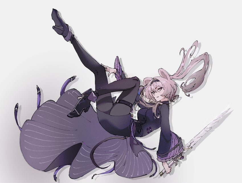 lin (arknights and 1 more) drawn by konota_ko