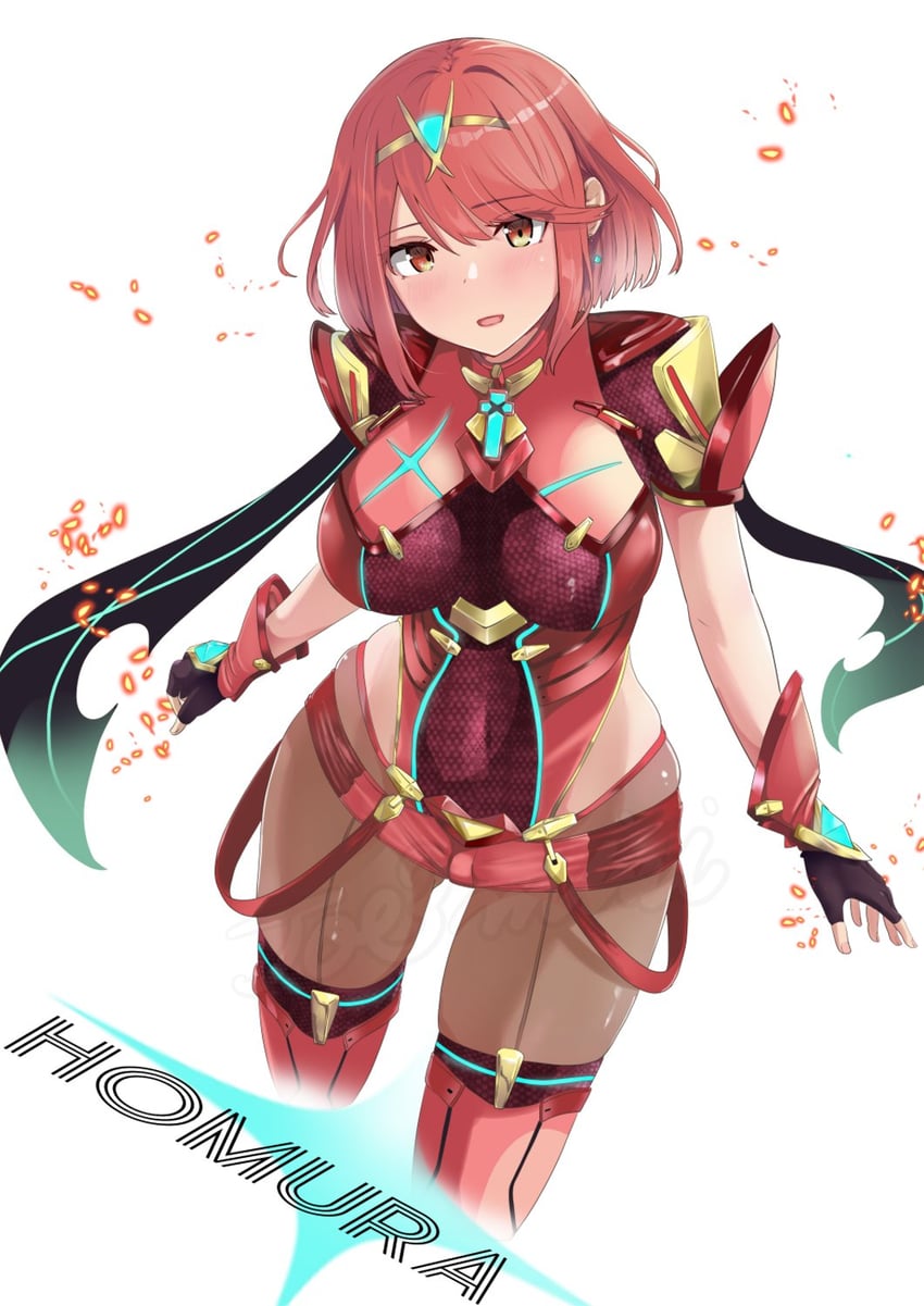 pyra (xenoblade chronicles and 2 more) drawn by jouzaburou_(joe3)