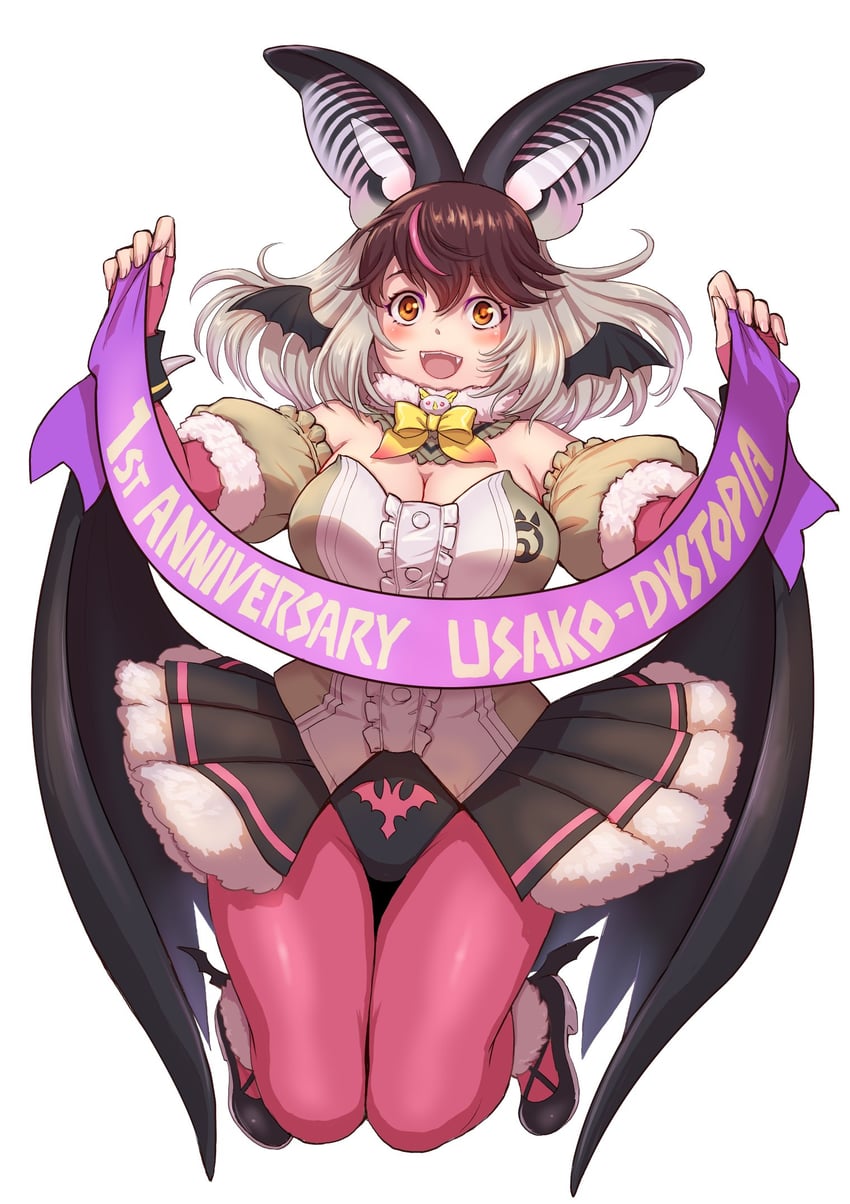 brown long-eared bat (kemono friends and 1 more) drawn by kosai_takayuki