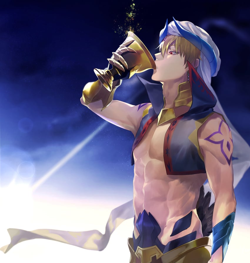 gilgamesh (fate and 1 more) drawn by yun_tai